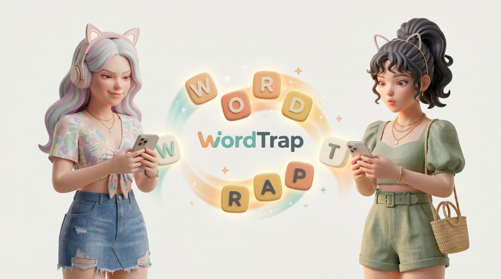 WordTrap 1v1 Tactical Word Duel 3D Artwork